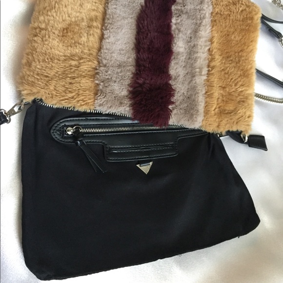 Parfois Faux Fur Clutch/Shoulder Bag - Picture 3 of 14
